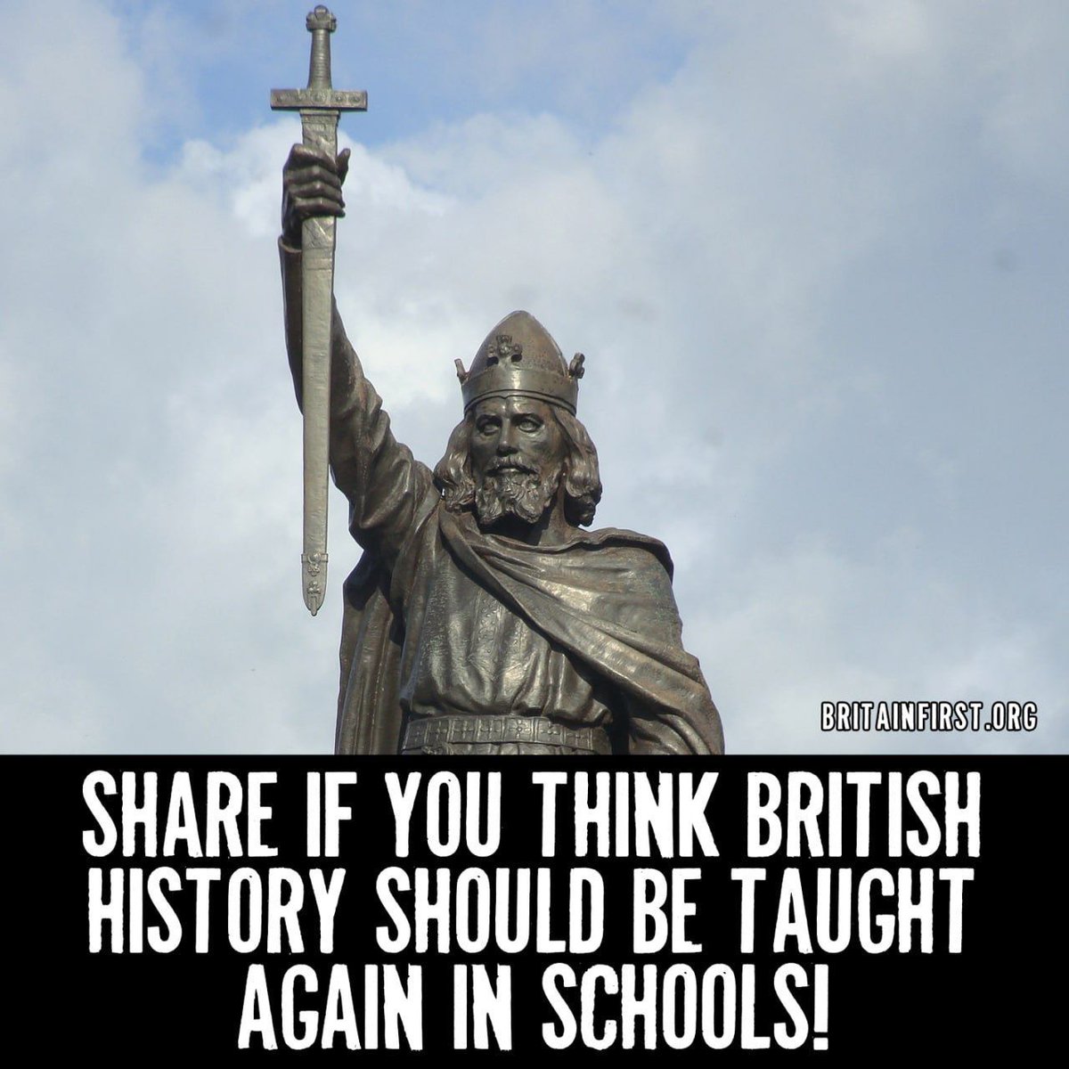 BFirstParty's tweet image. Absolutely.
If British children learnt our amazing history they would all grow up to be staunch nationalists.
Don’t you agree?…