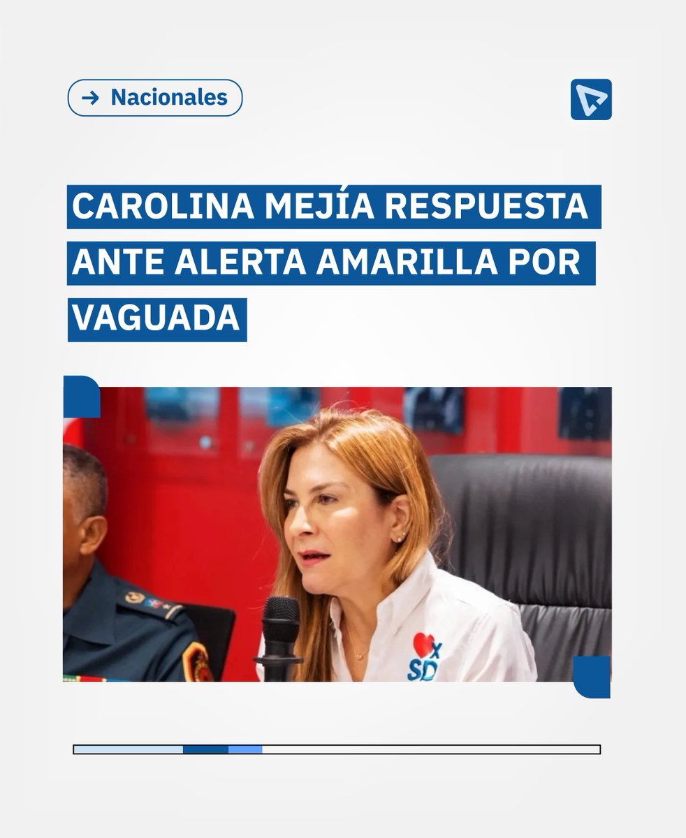 elavancemedia's tweet image. La alcaldesa Carolina Mejía activó y mantiene en sesión permanente el Comité de Prevención Respuesta ante Desastres del Distrito Nacional, debido a las lluvias pronosticadas por la presencia de una vaguada en varios puntos del país.

#elavance #climard