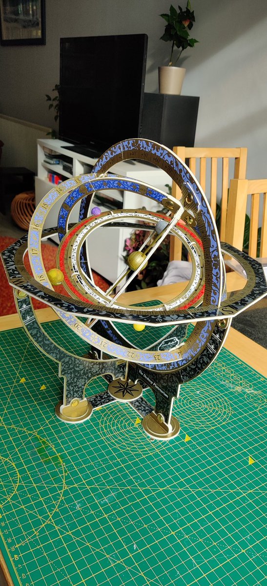 Just finished my latest #kit project. A desktop #planetarium from Astro media. Some bad misprints in the instructions and some instructions that were really not very clear, a diagram or two wouldn't have gone amiss. All in all about 12 hours work &amp; an unbelievable amount of glue!