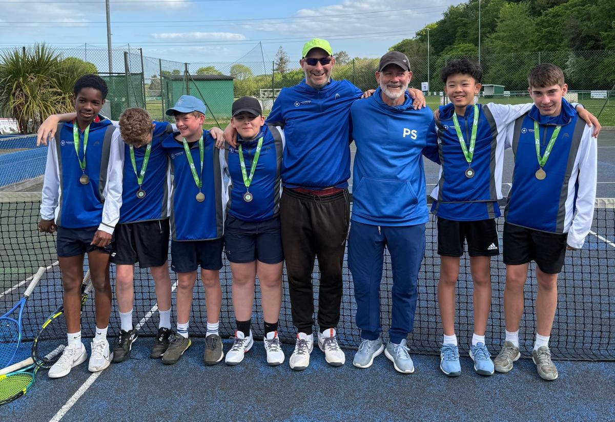 Congratulations to our 14U Boys County Cup team - winners of Play-off Group 1A after a 4-2 win v Avon.  Well played Ben, Filip, Jasper, Ollie, Ray &amp; William &amp; a big thank you to James &amp; Paul, Captains.  Off to the Finals in Nottingham in 2 weeks 😀 <a href="/LTACompetitions/">LTA Competitions</a> <a href="/WRF_Tennis/">Winchester Racquets & Fitness</a>