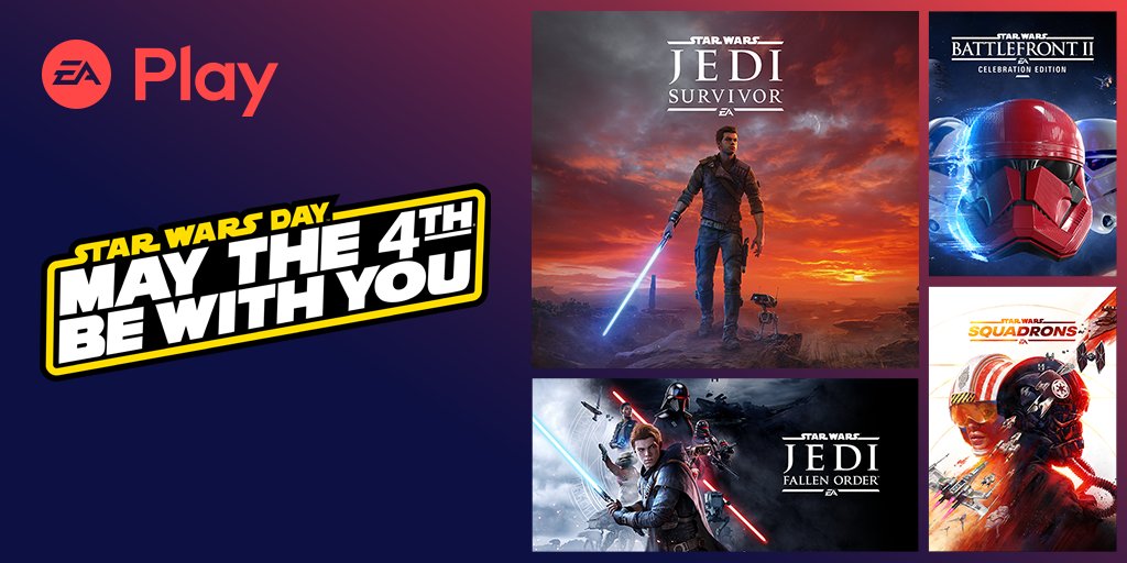 Adventure awaits in a galaxy far, far, away! Celebrate #StarWarsDay with EA Play!