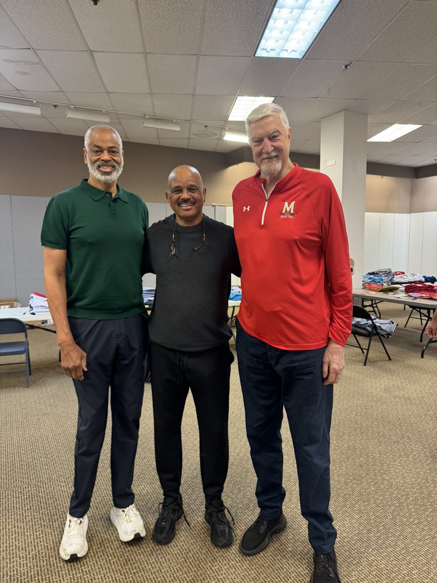 TomMcMillen611's tweet image. Reunited with @LenElmore and John Lucas (@JLEnterprises) —teammates, brothers, and Terp legends. From Cole Field House to today, the memories run deep. Grateful for the game and the lifelong bond. @NBAalumni @TerrapinHoops #MarylandBasketball