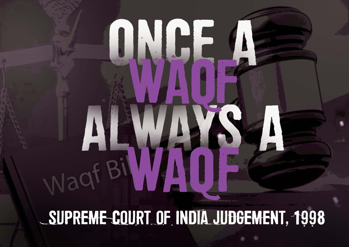 Razia_Masood's tweet image. Waqf only concerns Muslims,what does anyone else have to do with it?

The Supreme Court of India has held Waqf by User as valid,the #WaqfAmendmentBill disregards that judgment.

We Muslims strongly demand
#WithdrawWaqfAmendments
#SaveWaqfSaveConstitution