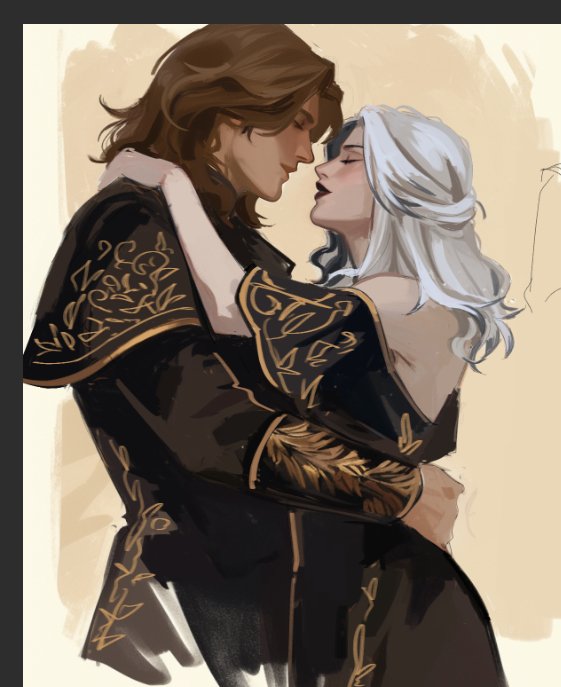 Trying out a bit more painterly style
#witcher #oc #art