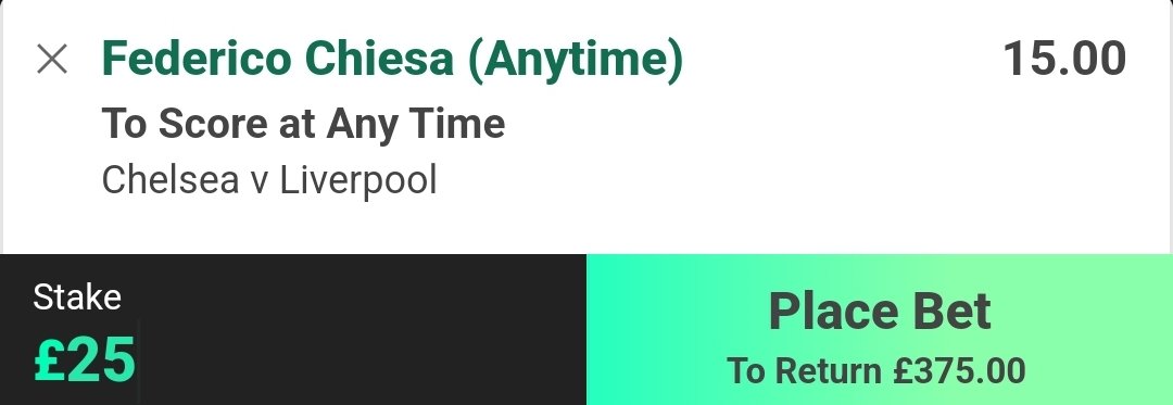 SupersubTips's tweet image. Premier League
Liverpool vs Chelsea

0.25u
10 mins left