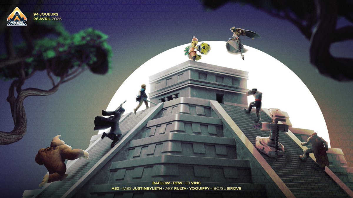 On profite de l'euphorie du Kagaribi pour vous montrer le top8 de la Pyramiide#4 du weekend dernier !

Bravo à <a href="/Rafloww/">Raflow</a> pour sa 1ère place, on lui souhaite une bonne run pour le Kagaribi également !

Aussi notable, comment Yoguiffy a fait avec Ganon ??

Graph par <a href="/kogulafrappe/">crc kogu</a> !