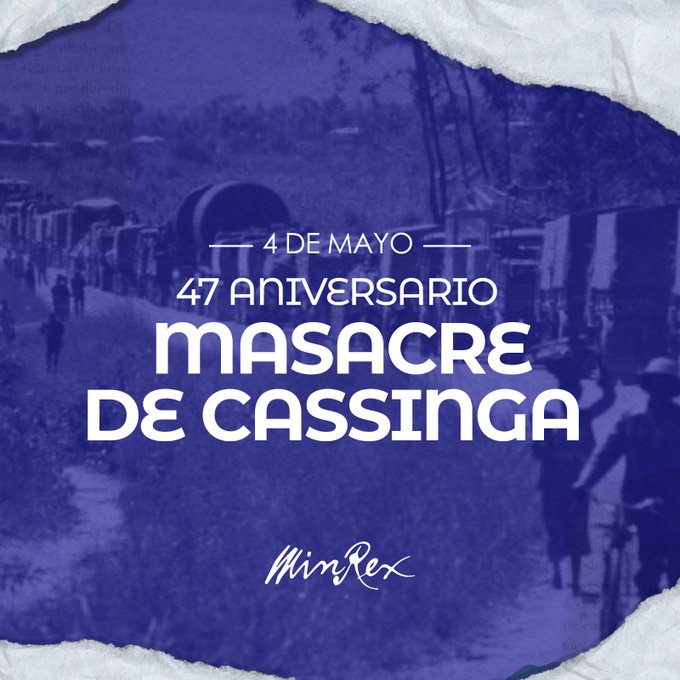 A 47 años de la masacre de Cassinga, crimen imborrable en la historia africana, rendimos tributo a los valerosos internacionalistas cubanos que enfrentaron a racistas del apartheid para salvar hermanos namibios, una contribución a los vínculos entre #África y #Cuba que perdura.