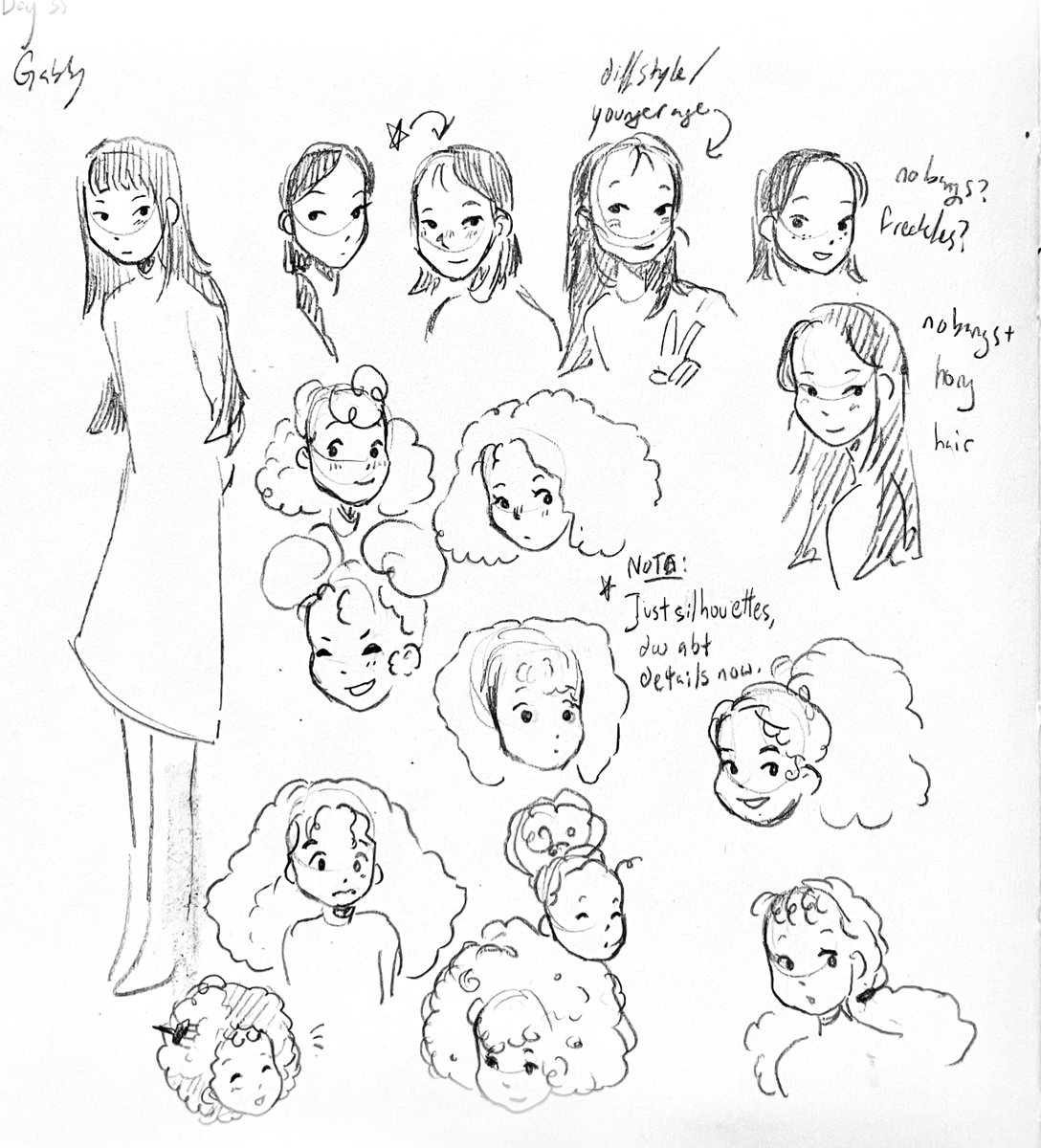 @LaceLavy here's some more poc concept art - there's a lots of fun in playing with hair styles and personalities. i didn't add my irl photos, but ofc, if you'd like irl refs for 3b-c hair, you're always free to dm me 🥰 