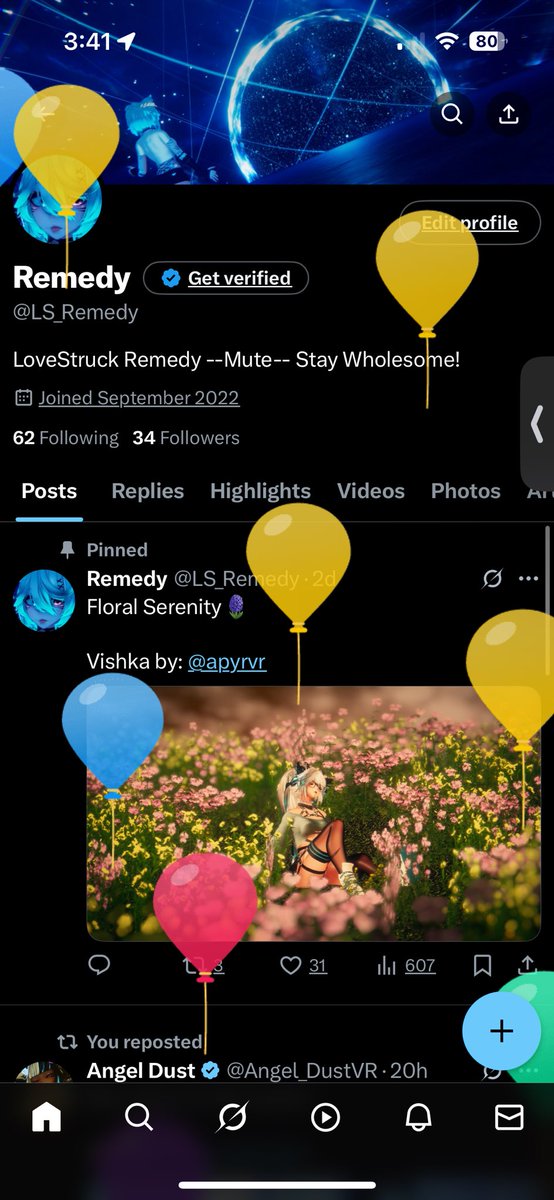 LS_Remedy's tweet image. Balloons on the funny star wars day 🎂