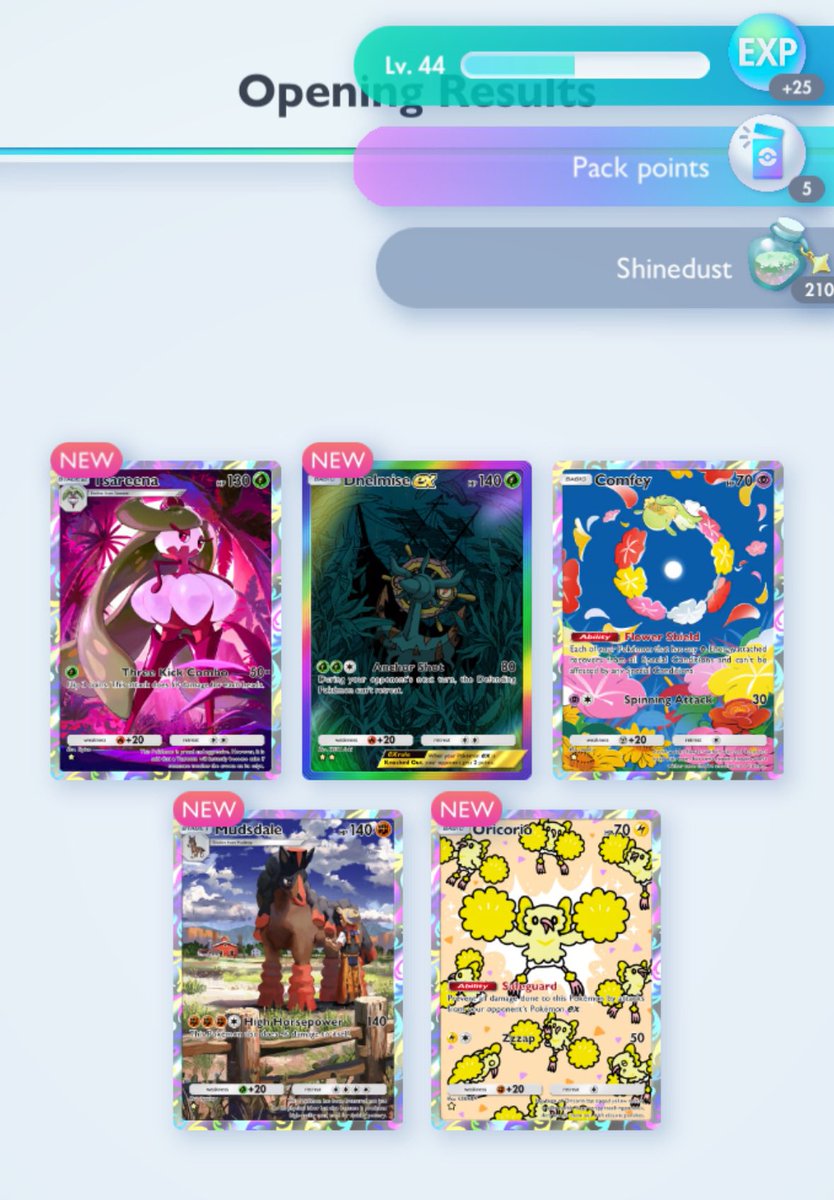 tkal's tweet image. Sad #godpack @PokemonTCGP does that mean the game is over for me? Never get a chance to get a crown, full art trainer or anything else in a god pack?  I’m done for? #ptcgp #PokemonTCGPocket #rip