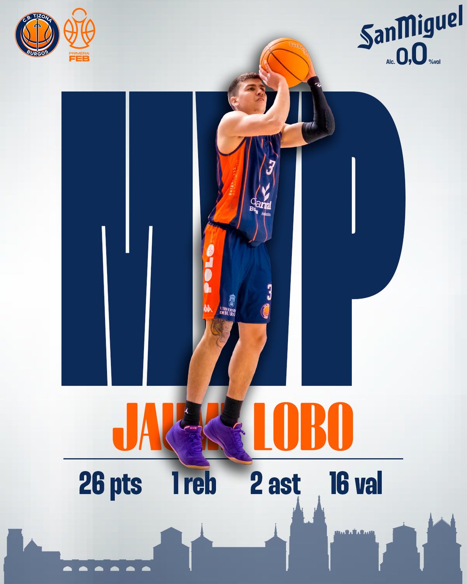 Gran partido de <a href="/JaumeLoboM/">Jaume Lobo</a> para coronarse como MVP <a href="/SanMiguel/">Cervezas San Miguel</a> de la J.33 🌟

#PrimeraFEB