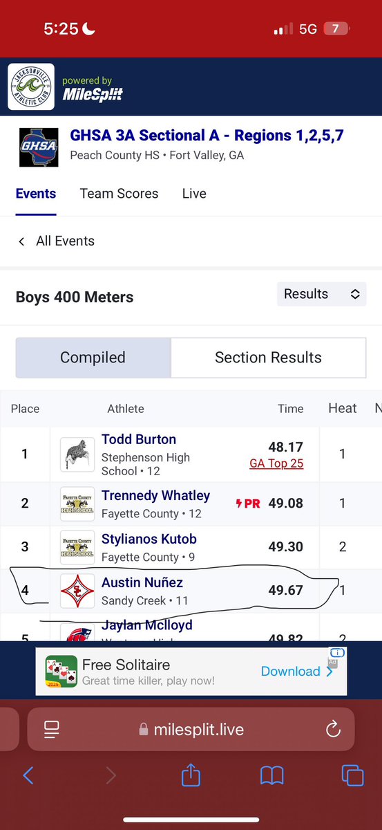 Austin Nunez (@nunez_austin3) on Twitter photo Qualified for State in the 400 meter Dash, 4x200 meter relay and 4x400 meter relay. State Meet Next β¦ π₯π₯<a href="/creeksrecruits/">Sandy Creek FB Recruiting</a> <a href="/PassFootball5/">Andre Powell</a> <a href="/CoachKenLucky/">Kenny Lucky</a> <a href="/CoachSmiley983/">Coach Darius Smiley</a> <a href="/CoachHaywood7/">Tank Haywood</a> <a href="/CoachGotell/">S. Gotell, M. Ed</a> Qualified for State in the 400 meter Dash, 4x200 meter relay and 4x400 meter relay. State Meet Next β¦ π₯π₯<a href="/creeksrecruits/">Sandy Creek FB Recruiting</a> <a href="/PassFootball5/">Andre Powell</a> <a href="/CoachKenLucky/">Kenny Lucky</a> <a href="/CoachSmiley983/">Coach Darius Smiley</a> <a href="/CoachHaywood7/">Tank Haywood</a> <a href="/CoachGotell/">S. Gotell, M. Ed</a>