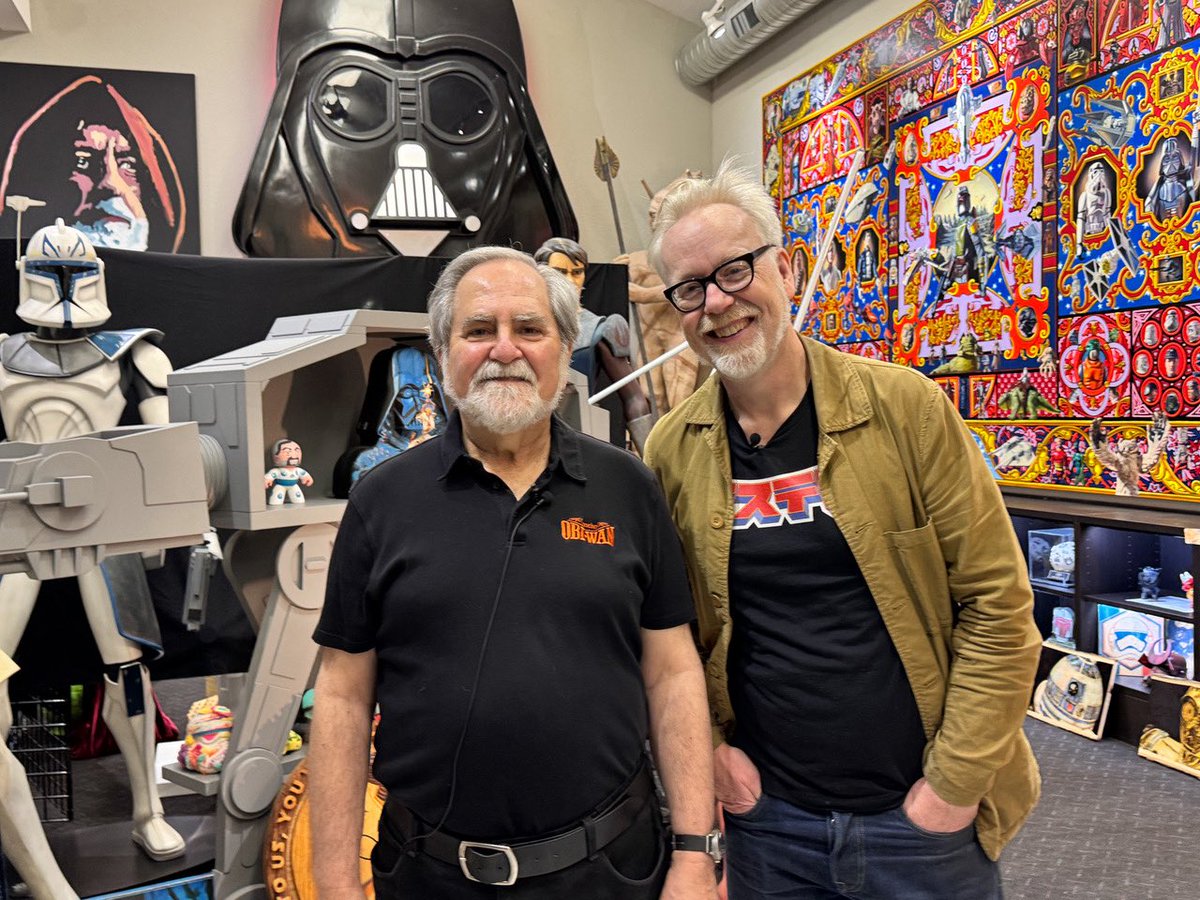 It was wonderful to welcome Adam Savage for his first visit to Rancho Obi-Wan! youtu.be/jlmseUFicR0?si… via <a href="/YouTube/">YouTube</a> #MayThe4th #RanchoObiWan #StarWarsDay #StarWars