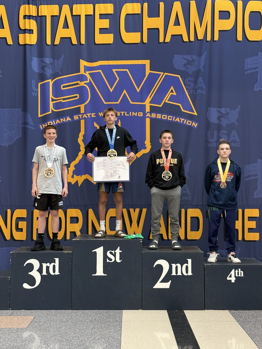 2025 ISWA Greco Roman State Champion Karson Kahalekomo #WeAreDaleville