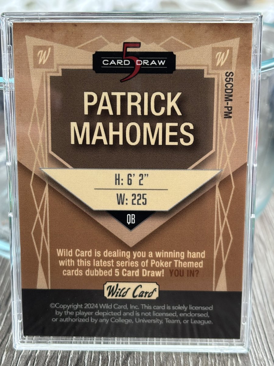 CardsJrac's tweet image. Patrick Mahomes 1/4

$20

@ILOVECOLLECTIN1 @TheHobby247 @HobbyRetweet_ 

#thehobby #whodoyoucollect #stacksale