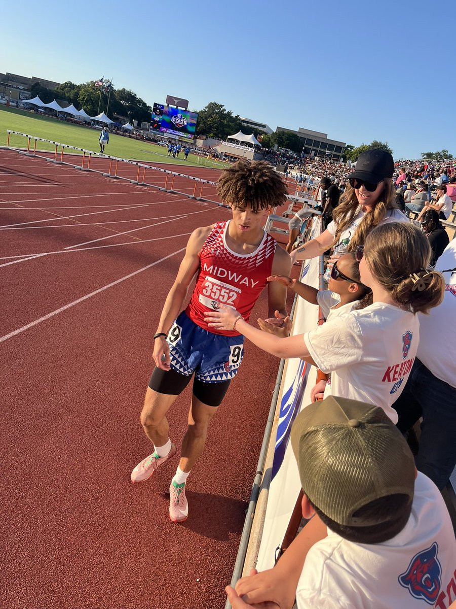 Midway Athletics (@midwaypanthers) on Twitter photo Big congrats to Keaton Washington on placing 8th at the state track meet!
He ran a 48.55 in the 400m—an incredible showing for a sophomore at <a href="/MidwayHS/">Midway High School</a> . Way to go, Keaton! Big congrats to Keaton Washington on placing 8th at the state track meet!
He ran a 48.55 in the 400m—an incredible showing for a sophomore at <a href="/MidwayHS/">Midway High School</a> . Way to go, Keaton!