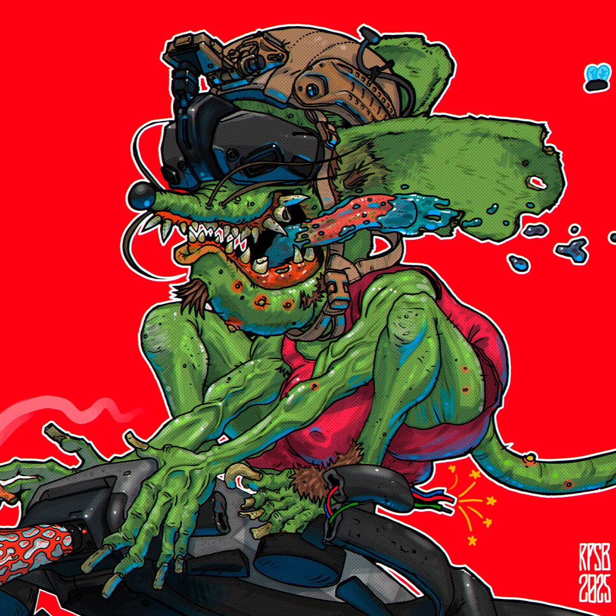 _krnomtik_'s tweet image. Drone Fink
Sketchbook PRO
Photoshop
#digitalart #illustration #ratfink #dronewarfare