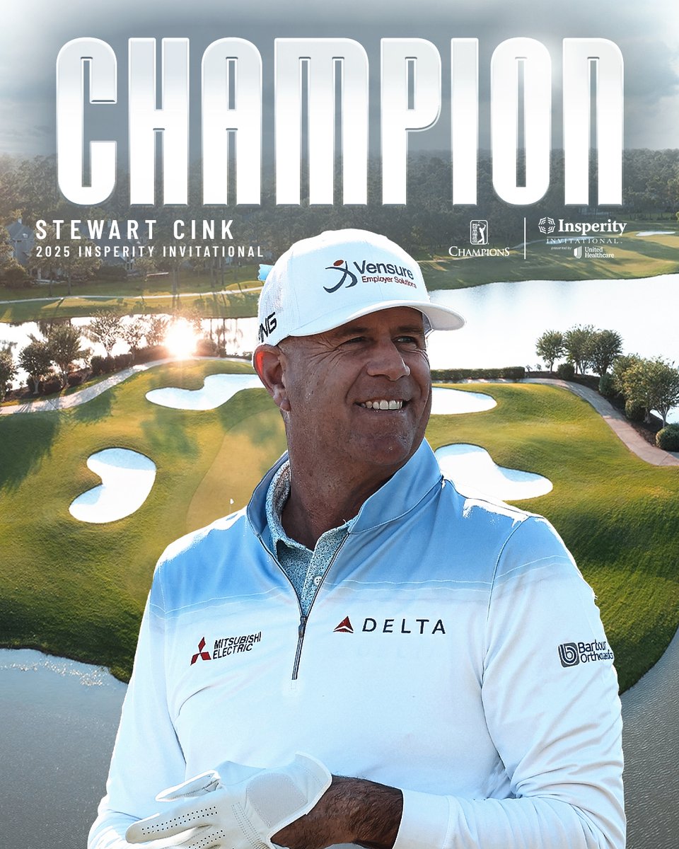 PGA TOUR Champions (@championstour) on Twitter photo A comeback win in The Woodlands!
@StewartCink claims his second win on PGA TOUR Champions <a href="/InsperityInvtnl/">Insperity Invitational</a> ๐ A comeback win in The Woodlands!
@StewartCink claims his second win on PGA TOUR Champions <a href="/InsperityInvtnl/">Insperity Invitational</a> ๐