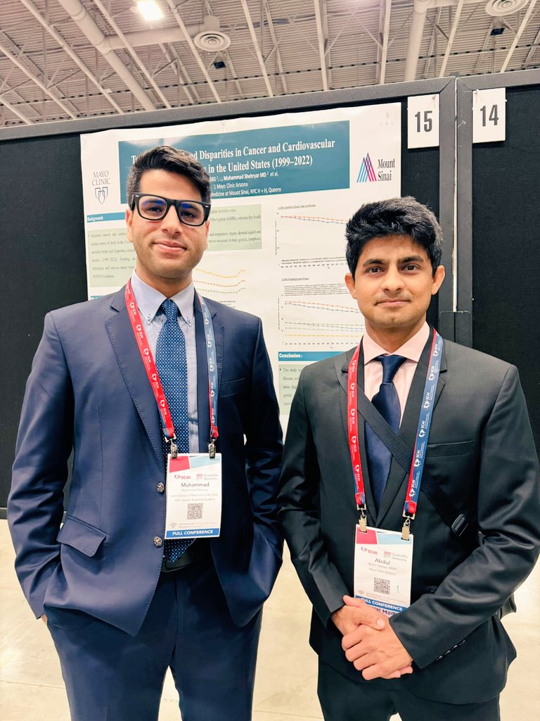 Wrapped up an amazing week at #SCAI2025 in Washington, DC! Huge thanks to the incredible mentor, Dr. Arman Qamar for the inspiration and guidance and my research team at MCA and HVRA.