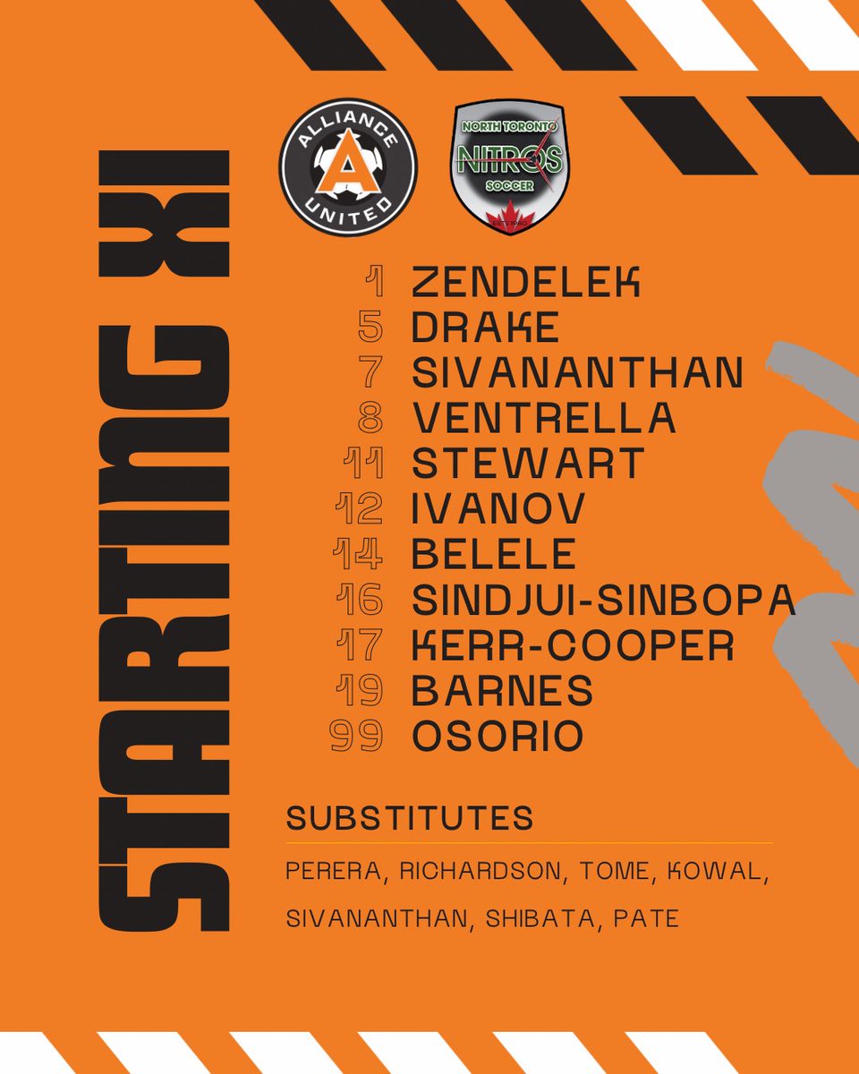 Alliance United FC (@alliance_utdfc) on Twitter photo GAMEDAY against North Toronto!
Kick-off in one hour… GAMEDAY against North Toronto!
Kick-off in one hour…