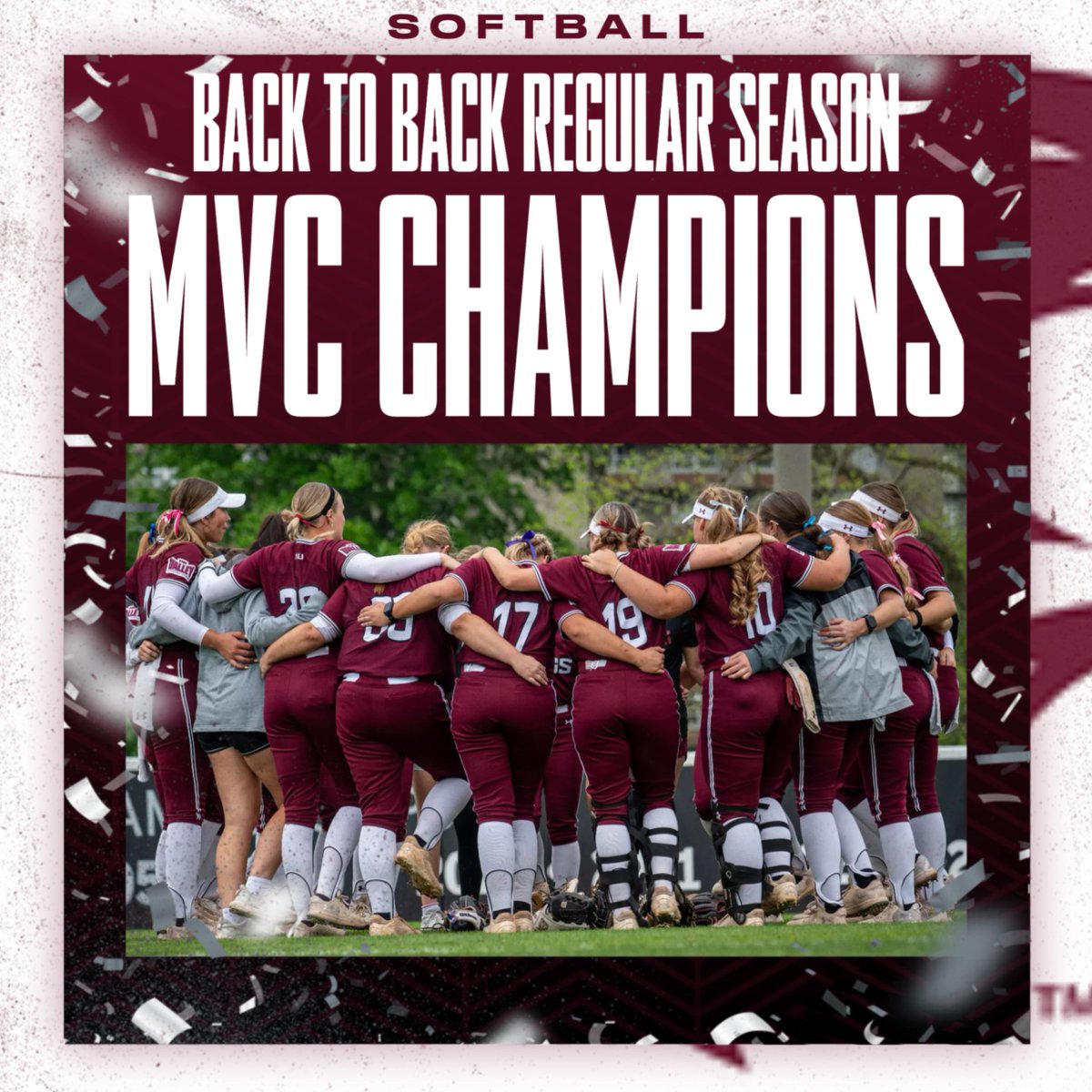 Saluki Softball is the 2025 Missouri Valley Conference Regular Season Champion! Congratulations for winning back to back seasons!