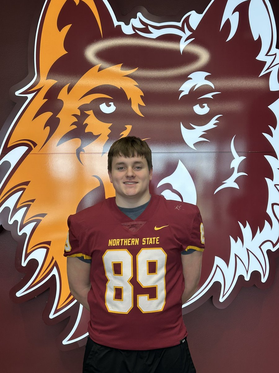 Thanks <a href="/NSUWolves_FB/">Northern State Football🐺 🏈</a> for the amazing junior day!!