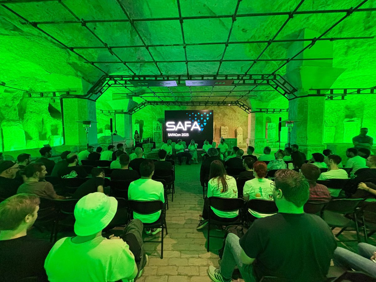 AJ (@justandrijana) on Twitter photo At #SAFACon2025 we hosted the 1st-ever Security Panel to discuss key topics in our industry and it was a great success! Thanks to panelists <a href="/f_roncari/">Filippo Roncari</a>, @voidsec, and Luca T.<a href="/gymiru/">Gyorgy Miru (Gym)</a> for great moderation,<a href="/xerub/">~</a> for inspiring keynote & all people for engaging and making it special! At #SAFACon2025 we hosted the 1st-ever Security Panel to discuss key topics in our industry and it was a great success! Thanks to panelists <a href="/f_roncari/">Filippo Roncari</a>, @voidsec, and Luca T.<a href="/gymiru/">Gyorgy Miru (Gym)</a> for great moderation,<a href="/xerub/">~</a> for inspiring keynote & all people for engaging and making it special!