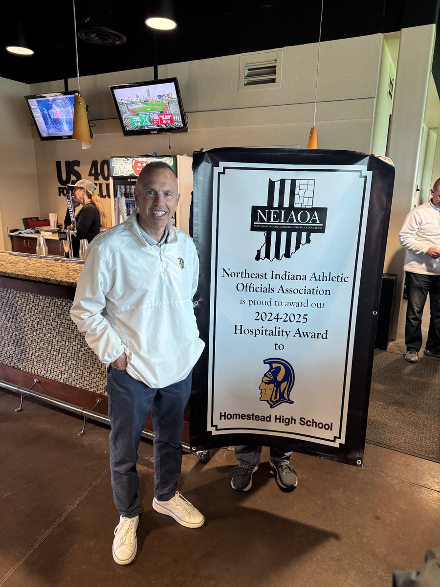 jefflytle_37's tweet image. Congratulations to Homestead High School for winning the NEIAOA Hospitality Award this year. Rob and his staff do an outstanding job taken care of officials that work games/matches at Homestead. We appreciate it! @Spartytweets @brianclewis
