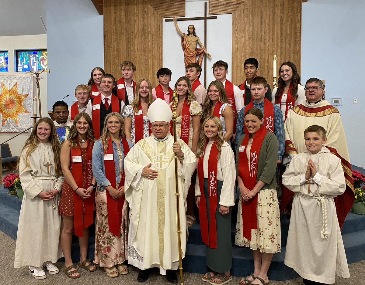 Chrissy Slingsby (@chrissyslingsby) on Twitter photo Today Paige celebrated a profound milestone, receiving the sacrament of Confirmation ✝️ We're grateful to Chaona for being her sponsor, and to Jerry McLain for guiding them in preparation for this meaningful sacrament.
<a href="/CoachSlings/">Jamie Slingsby</a> Today Paige celebrated a profound milestone, receiving the sacrament of Confirmation ✝️ We're grateful to Chaona for being her sponsor, and to Jerry McLain for guiding them in preparation for this meaningful sacrament.
<a href="/CoachSlings/">Jamie Slingsby</a>