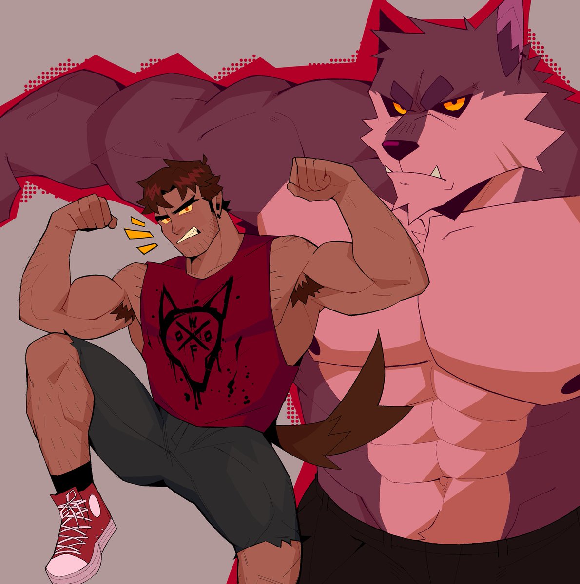 Retouched up an old drawing a bit :3c (for the fans ofc)