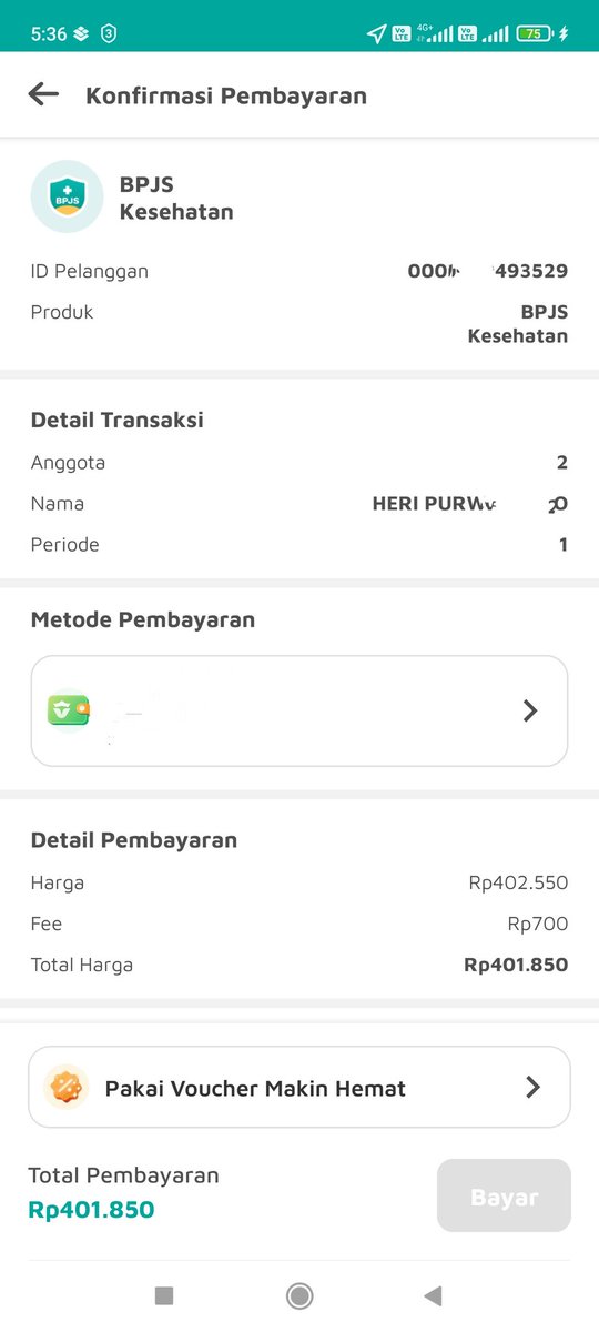 Apakah tarif BPJS kesehatan naik? <a href="/BPJSKesehatanRI/">BPJS Kesehatan RI</a> 
Waktu mau bayar tagihan untuk 2 org bulan ini, muncul tagihan sebesar 401.850 untuk satu periode (bulan) 
Bulan sebelumnya sudah saya bayar lunas.
