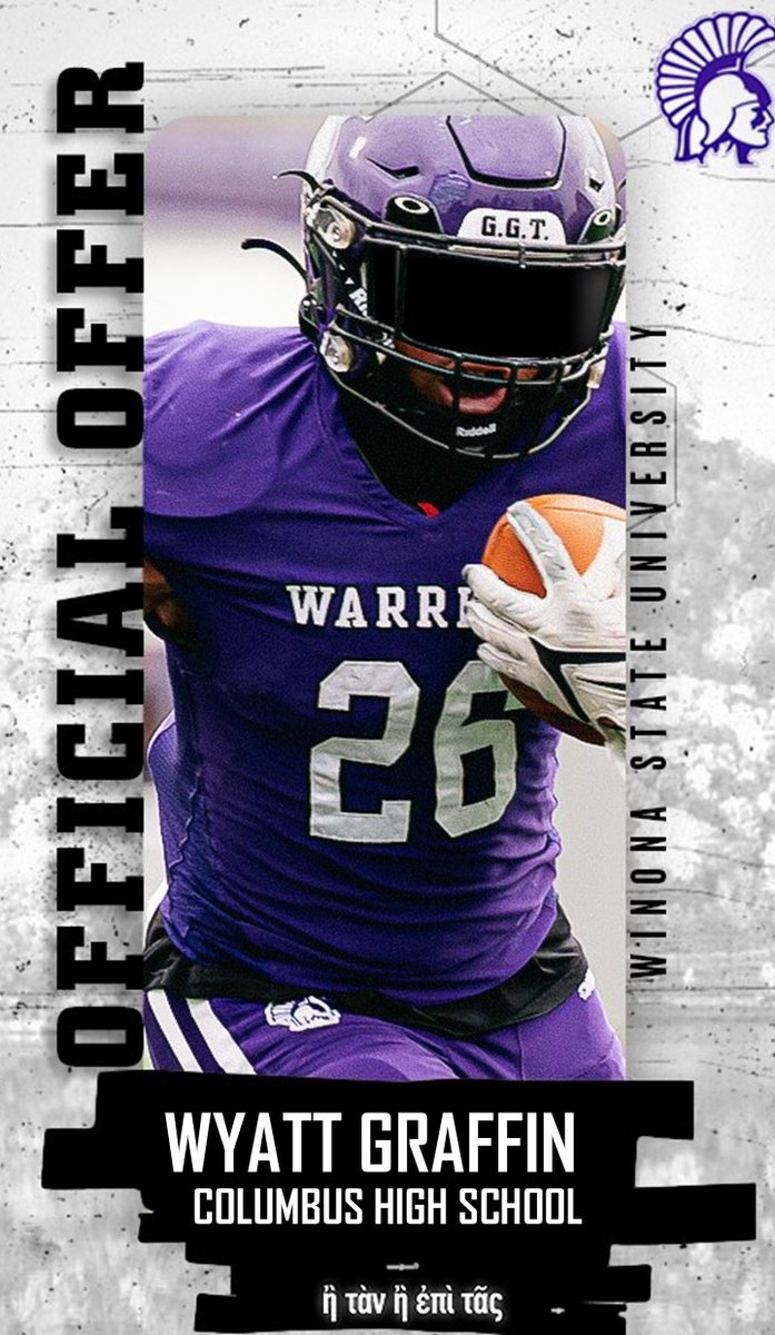 Wyatt Graffin (@wyattgraffin) on Twitter photo After a great phone call with <a href="/Coach_Curtin_1/">Brian Curtin</a>, I am grateful to have received my second offer to play football <a href="/WinonaState_FB/">Winona State Football</a> After a great phone call with <a href="/Coach_Curtin_1/">Brian Curtin</a>, I am grateful to have received my second offer to play football <a href="/WinonaState_FB/">Winona State Football</a>