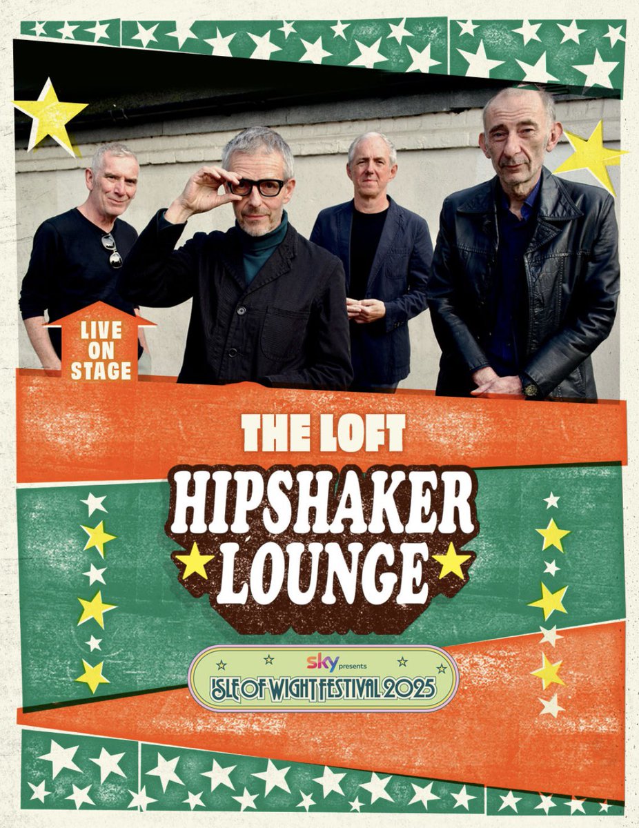 TheLoftUKband's tweet image. We play the IOW festival on Saturday 21 June. Onstage at the fantastic Hipshaker Lounge.