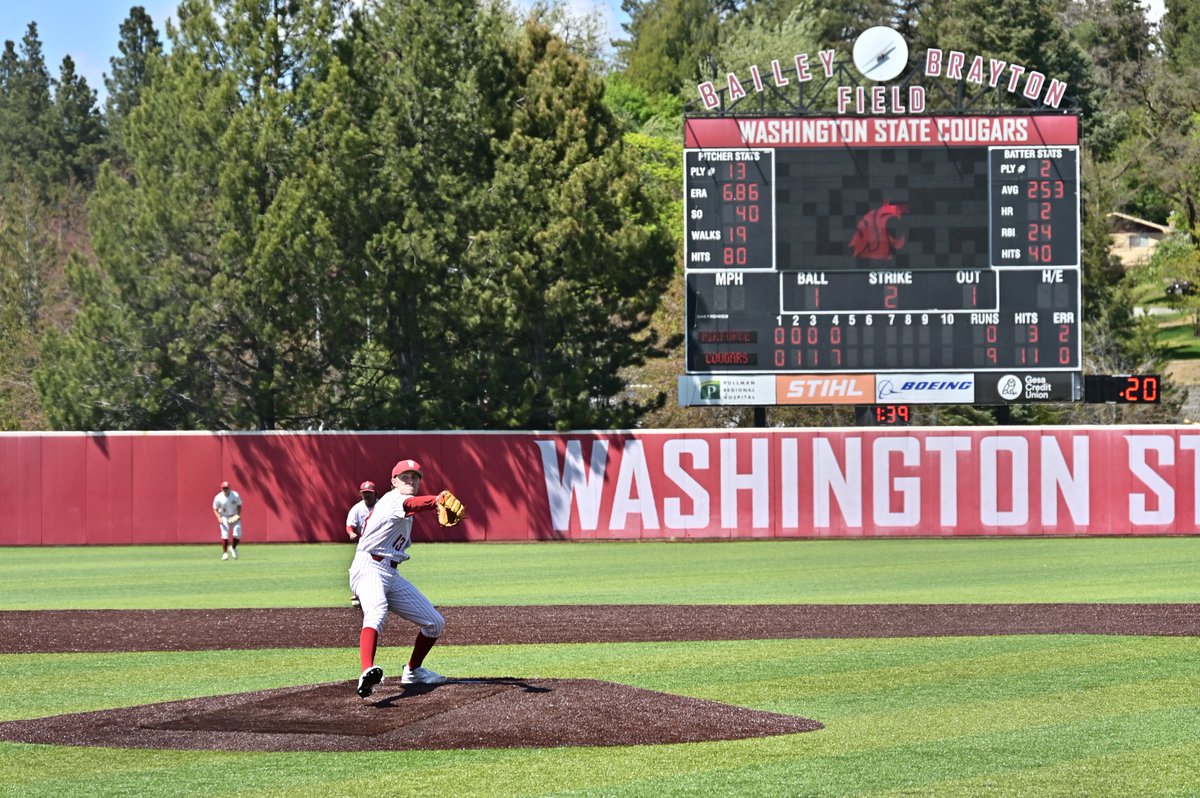 Coug Bats Back Lewis Gem to Clinch Series over Air Force

RECAP | shorturl.at/6HNSV

<a href="/OllieObenour/">Ollie Obenour</a> | 2 H, 2-run HR
Will Cresswell | 2 H, 3B, HR, 2 RBI
<a href="/griffinmyers/">Griffin Myers</a> | 2 H, 2 RBI, R
<a href="/weise_jack/">Jack Weise</a> | 2B, R
<a href="/nicklewis2023/">nicklewis</a> | 7 IP, 8 K, 2 ER, WIN

#GoCougs | #WAZZU