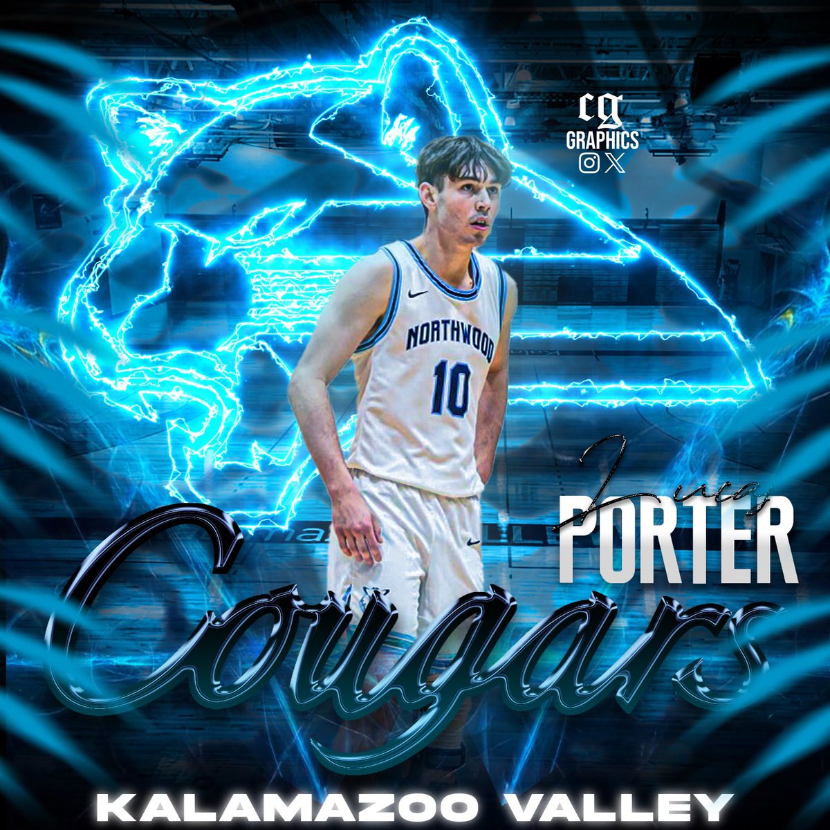 I’m blessed to announce that I will be continuing my academic and athletic journey at Kalamazoo Valley Community College. I’m incredibly grateful to Coach Horn for believing in me and welcoming me into the program with open arms. Lets get to work. #gocougars