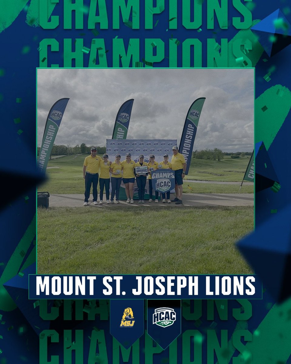 Heartland Collegiate Athletic Conference (@hcacdiii) on Twitter photo 2025 Women's Golf | Championship Recap
Congrats to <a href="/MSJ_Lions/">Mount St. Joseph University Athletics</a> on claiming this year's HCAC Women's Golf Championship Title!
๐ฐ: tinyurl.com/3javkr5b
#TheHeartOfD3 | #D3Golf | #DEFENDtheMOUNT 2025 Women's Golf | Championship Recap
Congrats to <a href="/MSJ_Lions/">Mount St. Joseph University Athletics</a> on claiming this year's HCAC Women's Golf Championship Title!
๐ฐ: tinyurl.com/3javkr5b
#TheHeartOfD3 | #D3Golf | #DEFENDtheMOUNT