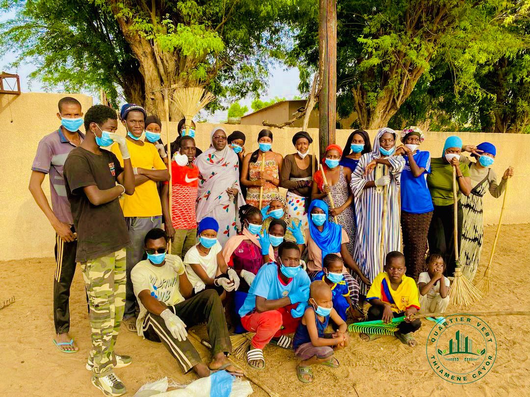 Ahmath_diallo's tweet image. Retour en images de la journée de nettoyage organisée par Quartier Vert Thiamène Cayor.