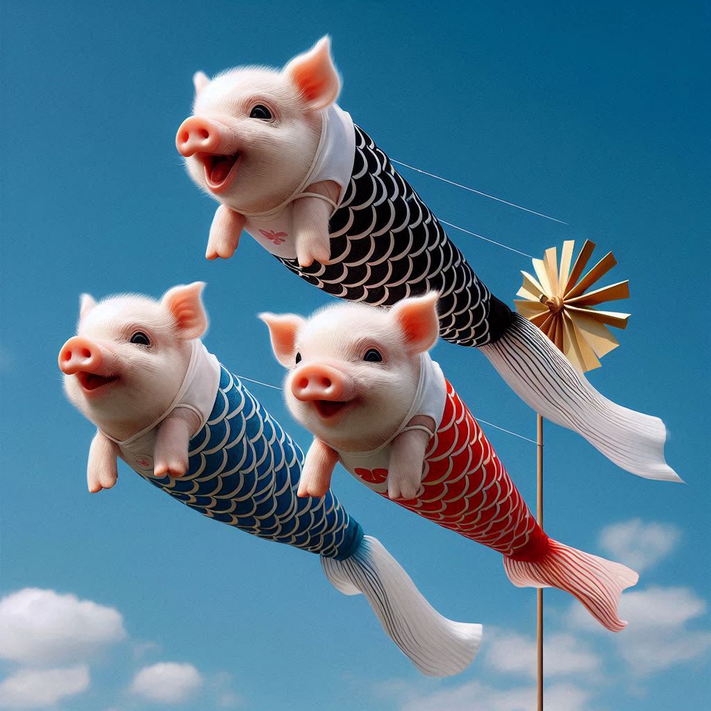 🎏🐖🐖🐖