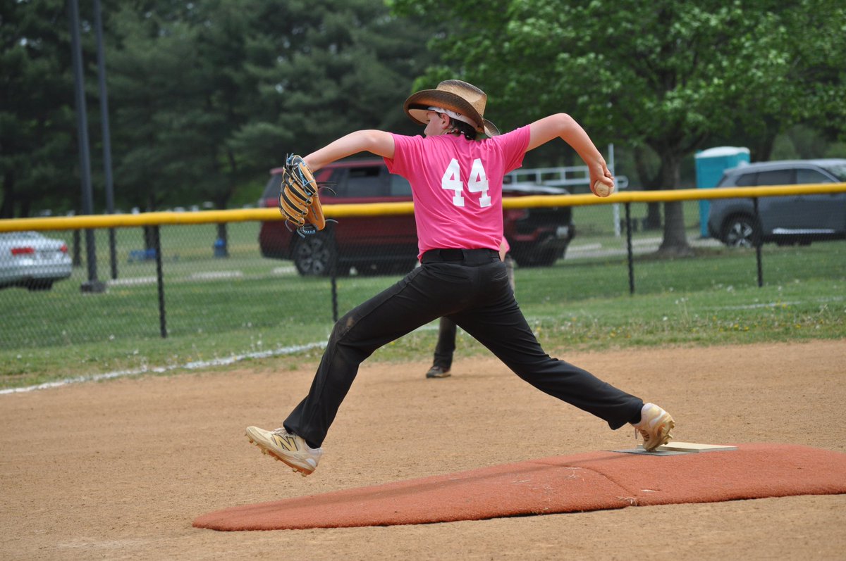 We played in a <a href="/TheSavBananas/">Savannah Bananas</a> themed tourney yesterday. The boys played as the Party Senators showing their best <a href="/ThePrtyAnimals/">The Party Animals</a> vibes. They had dances, trick plays, crazy hats and an invisible center fielder playing in a gilly suit. <a href="/YellowTuxJesse/">Jesse Cole</a> how can we get them to a game?