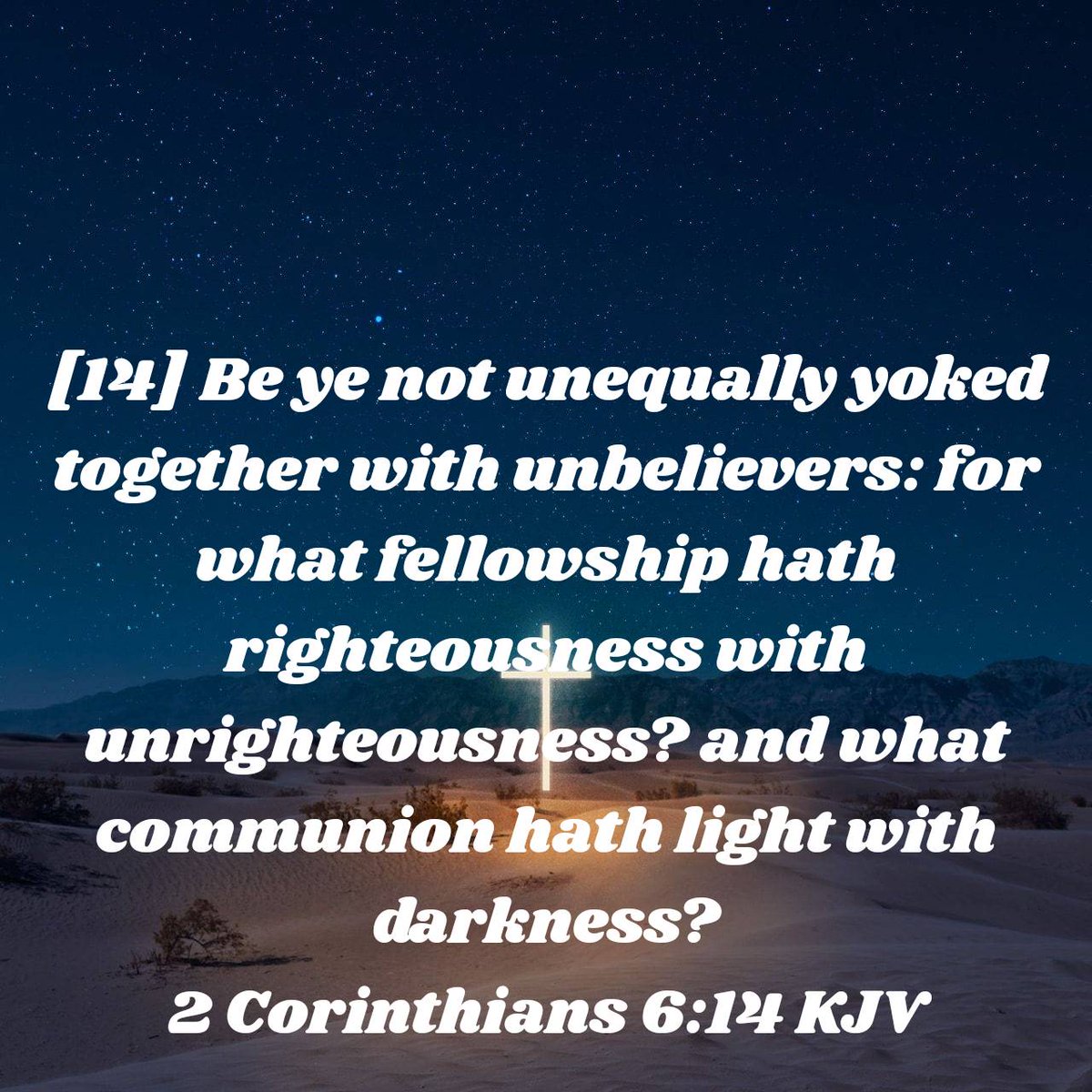 2 Corinthians 6:14 KJV