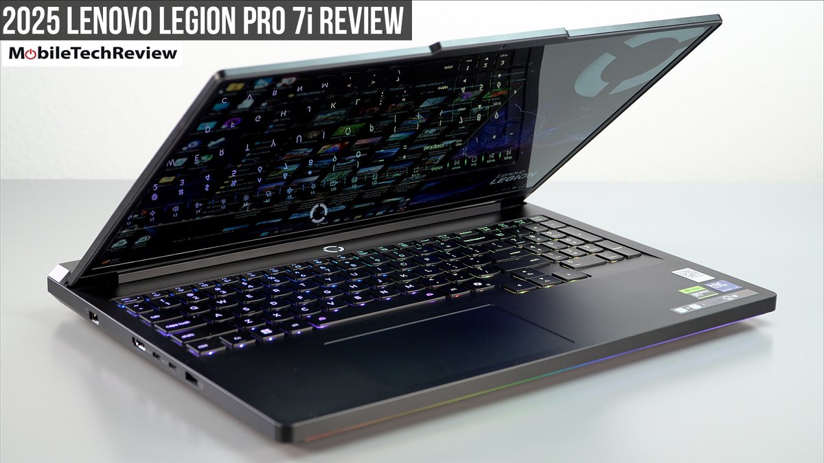 lisagade's tweet image. My review of the 2025 Lenovo Legion Pro 7i (Gen 10). Mostly excellent redesign with strong cooling, 1600p OLED 500 nit display, an RTX 5080 in ours and Intel’s more efficient Core Ultra 9 275HX. Really worth a look. youtube.com/watch?v=tAmB35…