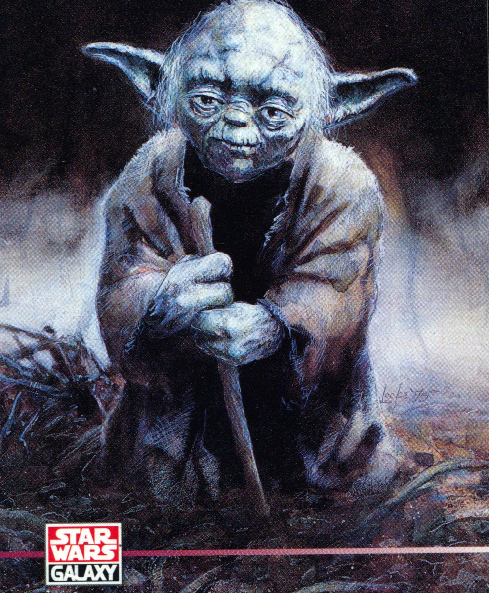 May the 4th be with you....
Trading card art from a long time ago....
.
.
.
#starwars #maythe4thbewithyou #yoda #painting