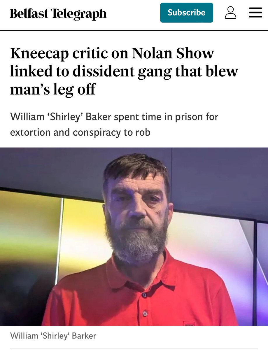 JasonReidx's tweet image. 🚨🥴 WHOOPS: Kneecap critic on Nolan Show linked to dissident gang that blew man’s leg off