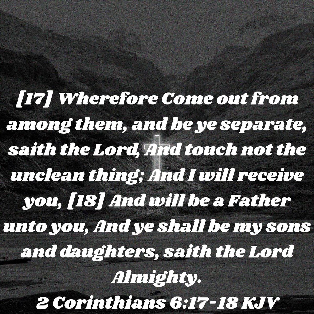 2 Corinthians 6:17-18