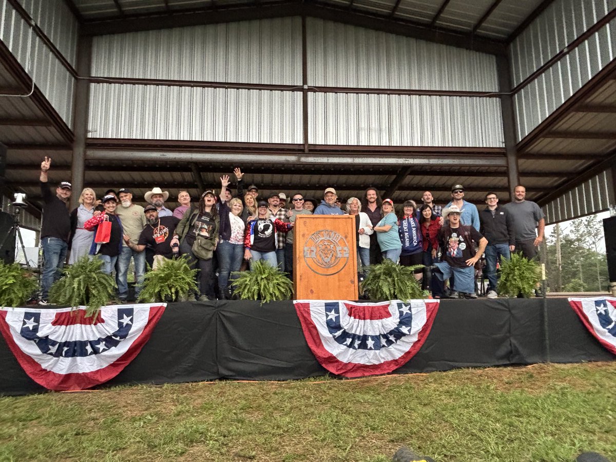 Biggest gathering of J6ers since the setup. It was awesome to see them free and hear their stories of persecution. Simply unreal. Shame no mainstream media would cover the event at His Glory Ranch, TX. ⁦<a href="/yesnicksearcy/">Nick Searcy, Actor/Director/Producer/Author</a>⁩ ⁦<a href="/ResistItAllTX/">Hollywood Resistance</a>⁩ ⁦⁦<a href="/SteveBakerUSA/">Steve Baker</a>⁩