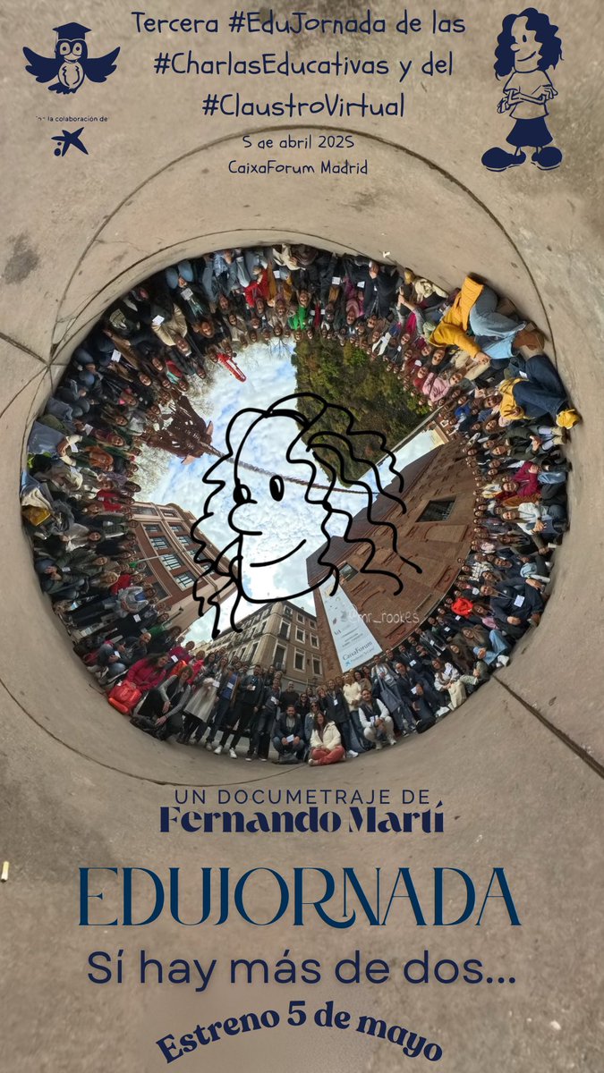fernando_marti7's tweet image. ¡Mañana se cumple un mes exacto de la tercera #EduJornada!
Y ya está a punto el documetraje de esta tercera entrega.
Si quieres volver a disfrutar de una jornada inolvidable, no te lo puedes perder...😉
@CharlasEducativ #claustrovirtual