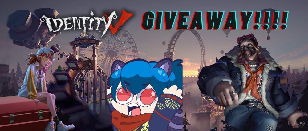 🚨 ALRIGHT PEOPLE THIS IS NOT A DRILL 🚨
Hosting an Identity V RAFFLE SKIN GIVEAWAY!! 🦊🔥
 2 WINNERS will be picked and each can choose 1 A-tier skin from the new releases!
📅 Giveaway ends: May 30!

#IdentityV #idv #giveaway #SkinsGiveaway