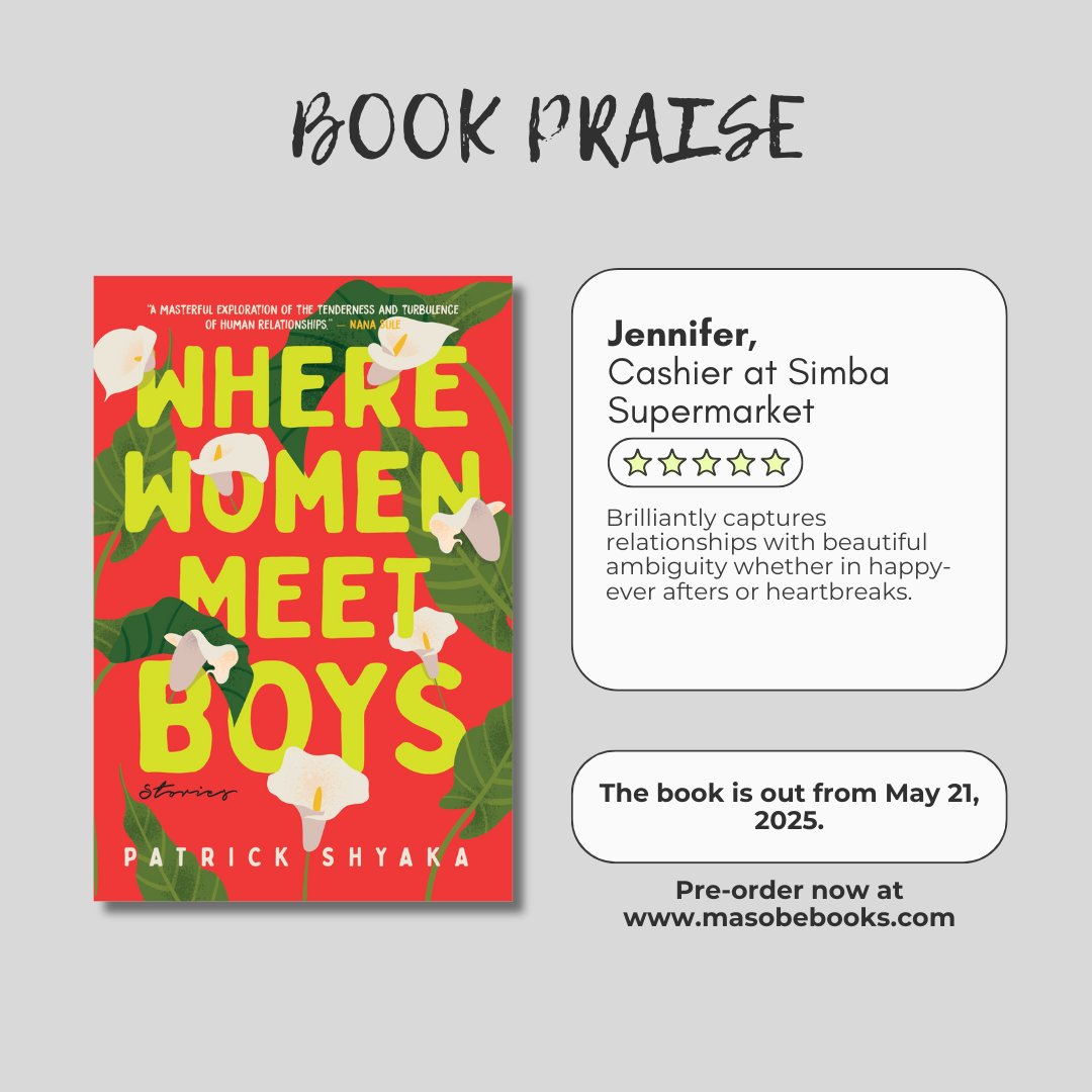 ShyakaPatrick_'s tweet photo. These Reviews are almost entirely true. But hey, in two weeks "WHERE WOMEN MEET BOYS" will be out! 

Are you excited? https://t.co/qpK0gElHjj
