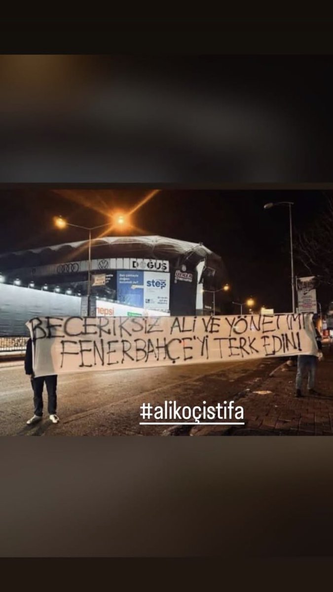 Fenerbahçe’ye gençliğimi verdiğim için paylaşmak istedim. Başka bir yorum  yazmayacağım. #Alikocistifa