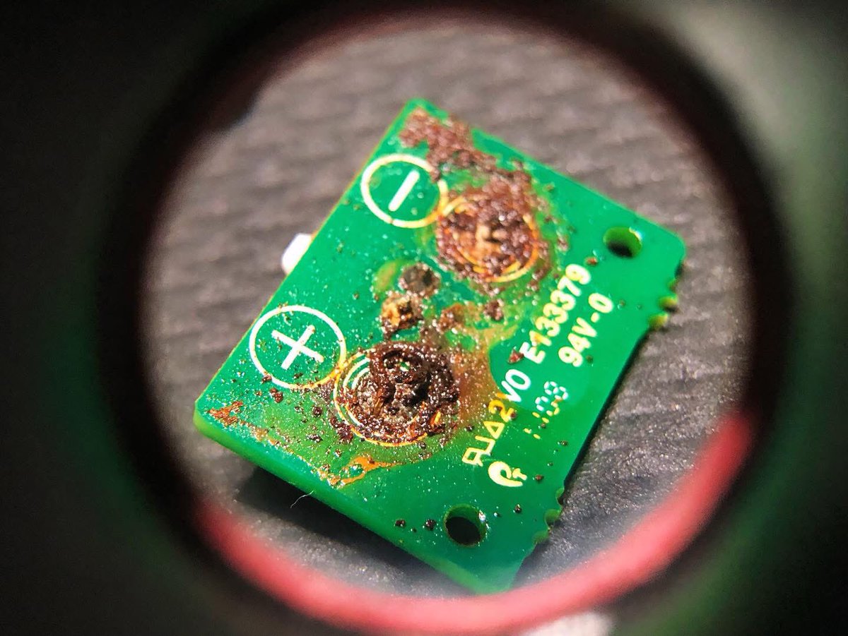 RumbleRepairs's tweet photo. Takamine Preamp wrecked by a battery acid leak. The springs were totally destroyed. The unit has been cleaned out thoroughly and all damage repaired. I’ve also created a new set of battery springs and soldered them in. Ready to go home 🏡 https://t.co/KzrHpimDQi